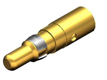 FCT from Molex, FCT Series, Male Crimp D-sub Connector Contact, Gold over Nickel Pin, 8 AWG, 10 AWG [FMP004P204 / 1731120036]; 330-195