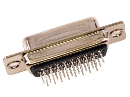 FCT from Molex FCT 26 Way Panel Mount D-sub Connector Socket, 1.98mm Pitch, with Flange [CT15-26S1 / 1731130084]; 330-210