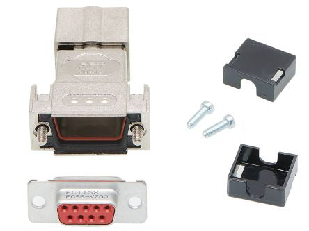FCT from Molex, FCT Series D-Sub Connector Backshell For Use With D-Sub Connectors [FWH1A-09S-3649 / 1731140386]; 330-223