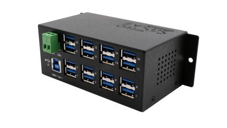 Exsys 16 Port USB 3.2  Hub, USB Bus Powered, 132 x 65 x 48mm [EX-1113HMS]; 331-776