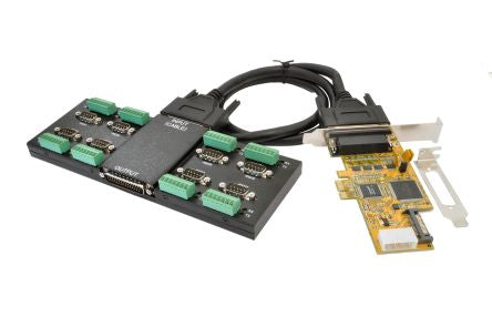 Exsys 8 Port PCIe RS232, RS422, RS485 Serial Card [EX-47045E]; 331-785