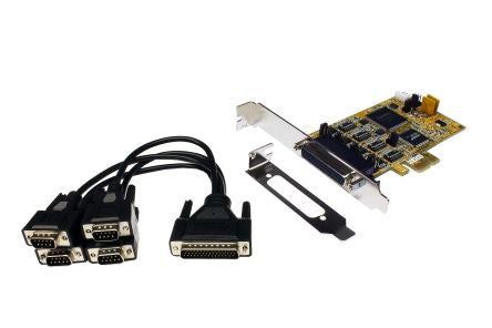 Exsys 4 Port PCIe RS232, RS422, RS485 Serial Card [EX-45364]; 331-800
