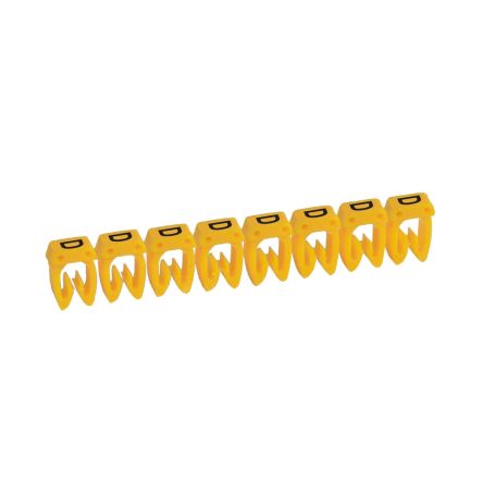 Legrand 038333 Cable Markers, Yellow, Pre-printed "D", 2.7 → 3.9mm Cable, for CAB3 REPERE, 038333 [038333]; 333-967