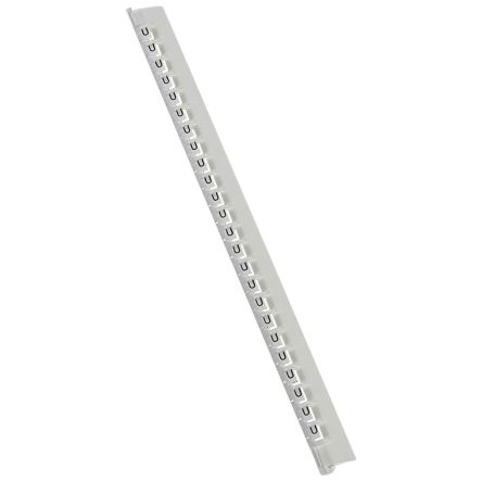Legrand 037846 Cable Markers, White, Pre-printed "U", 0.8 → 2.2mm Cable, for Memocab, 037846 [037846]; 333-985