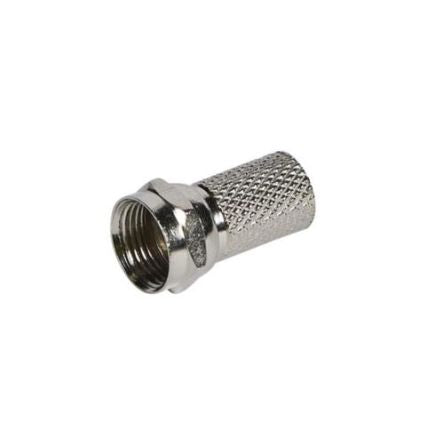 Legrand 073990 Series, Plug Screw Circular Coaxial Connector, Screw Termination, Straight Body [073990]; 334-027