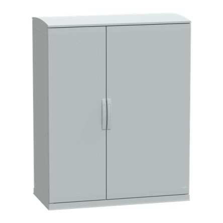 Schneider Electric PanelSeT Series Fibreglass Double Reinforced Polyester Double-Door-Door Floor Standing Enclosure, [NSYPLAZT15126G]; 334-989