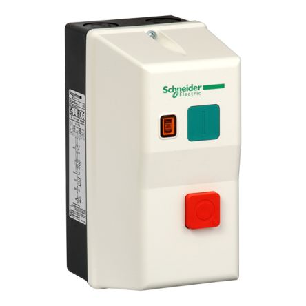 Schneider Electric LE1M Motor Starter, DOL, 0.18 kW, 230 V ac, 3 Phase, IP65 [LE1M35P706]; 335-020