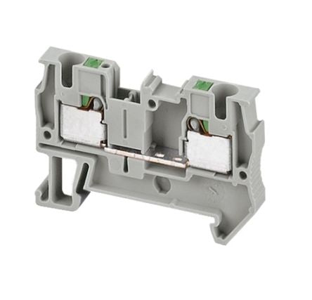 Schneider Electric NSYTRP42 Linergy TR Series Grey, 4mm², 1-Level, Push In Termination [NSYTRP42]; 335-023