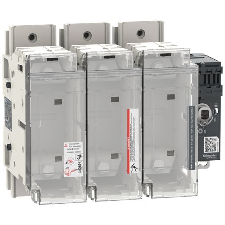 Schneider Electric Fuse Switch Disconnector, 3 Pole, 400A Max Current, 50kA Fuse Current [LV481663]; 335-271