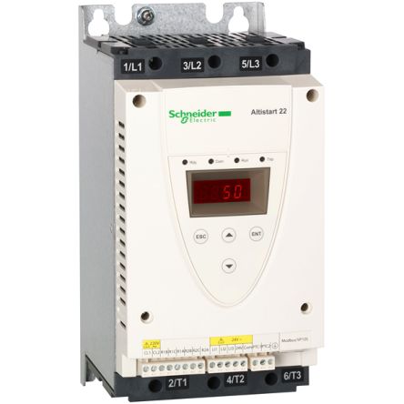 Schneider Electric Altistart 22 Soft Starter, , 39 W, 600 V, 3 Phase, IP20 [ATS22D17S6U]; 335-374