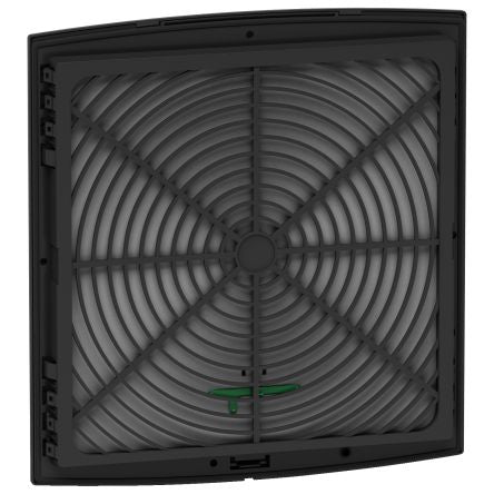 Schneider Electric ClimaSys Series RAL 9005 Ventilation Grille, 148 mm Dia., 268mm H, 18mm D, 148mm W, For Use With [NSYCAG291DG]; 335-392