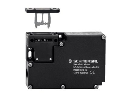 Schmersal AZM 161 Series Solenoid Interlock Switch, Power to Unlock, 24V ac/dc, NC, NO, Actuator Included [AZM 161SK-12/12RI-024-B6L]; 335-653