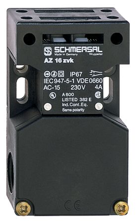 Schmersal AZ16 Safety Switch, 1NO/1NC, Actuator Actuator Included, Glass Fibre Reinforced Thermoplastic [AZ16ZVK-M16]; 335-939