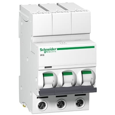 Schneider Electric Acti9 SE10 MCB Mini Circuit Breaker, 3P, 20A Curve C, 415V AC, 10000 A Breaking Capacity [SE10C320]; 336-610