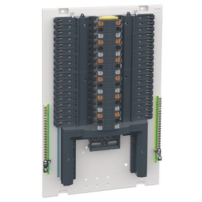 Schneider Electric Acti9 3+N/PE Phase Distribution Board, 12 Way, 250 A [SEA9BPN12E]; 336-634