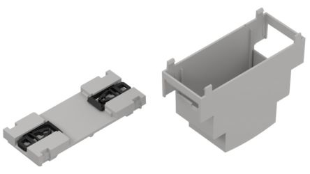 RS PRO DIN Rail Enclosure Enclosure Type, 36 x 90 x 67mm, ABS DIN Rail Enclosure [0]; 336-864