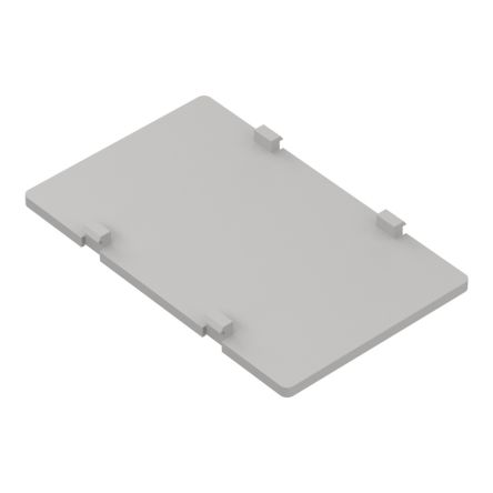 RS PRO, 66.4 x 41.1 x 4.9mm, Flame Resistant ABS DIN Rail Enclosure [0]; 336-872