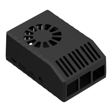 RS PRO Black ABS General Purpose Enclosure, Black Lid, 94.5 x 62 x 40mm [0]; 336-909