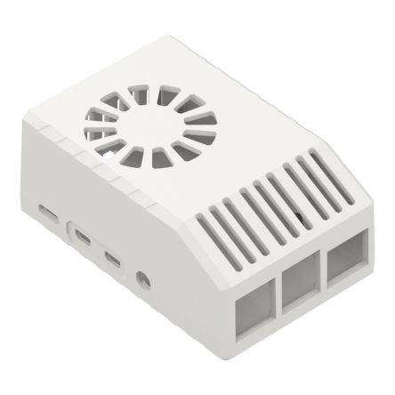 RS PRO White ABS General Purpose Enclosure, Black Lid, 94.5 x 62 x 40mm [0]; 336-910