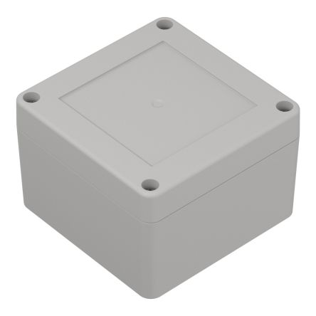 RS PRO Light Grey ABS General Purpose Enclosure, IP67, Light Grey Lid, 90 x 90 x 60mm [0]; 336-919