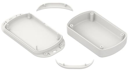 RS PRO White ABS General Purpose Enclosure, Flanged, 109.7 x 57.4 x 25mm [0]; 336-934