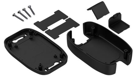 RS PRO Black ABS General Purpose Enclosure, 110 x 70 x 33mm [0]; 336-935