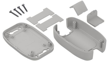 RS PRO Light Grey ABS General Purpose Enclosure, 110 x 70 x 33mm [0]; 336-938