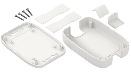 RS PRO White ABS General Purpose Enclosure, 135 x 95 x 33mm [0]; 336-940