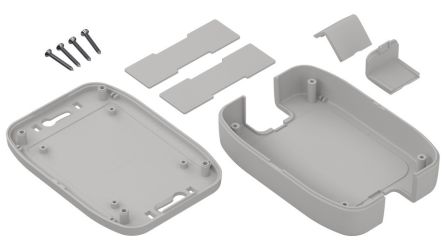 RS PRO Light Grey ABS General Purpose Enclosure, 150 x 100 x 33mm [0]; 336-945