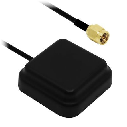 Siretta MIKE19/3M/SMAM/S/S/26 Patch GPS Antenna with SMA Male Connector, GNSS [MIKE19/3M/SMAM/S/S/26]; 337-014