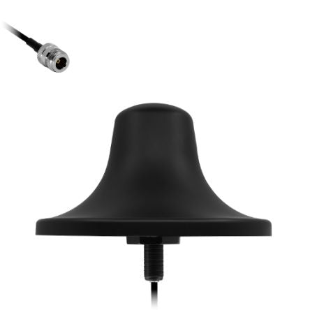 Siretta TANGO58/X/NTYPEF/36 Dome Multiband Antenna with N Type Female Connector, 2G (GSM/GPRS), 3G (UTMS), 4G (LTE), 4G [TANGO58/X/NTYPEF/36]; 337-032