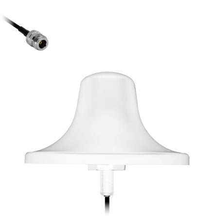 Siretta TANGO58B/X/NTYPEF/36 Dome Multiband Antenna with N Type Female Connector, 2G (GSM/GPRS), 3G (UTMS), 4G (LTE), [TANGO58B/X/NTYPEF/36]; 337-033