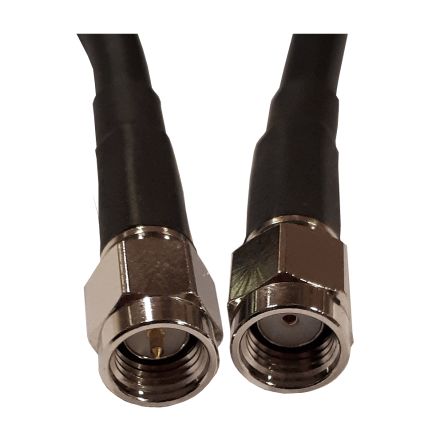 Siretta ASMA Series Male RP-SMA to Male SMA, 4m, Coaxial Cable Coaxial, Terminated50 Ω [ASMA400C058L13]; 337-036