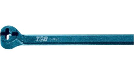 Thomas & Betts Cable Ties, 92mm x 2.4 mm, Blue Nylon, Pk-100 [TY523-MR-NDT]; 338-969