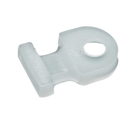Thomas & Betts Natural Cable Tie Mount 7.9 mm x 10.3mm, 2.4mm Max. Cable Tie Width [TC 104]; 338-975