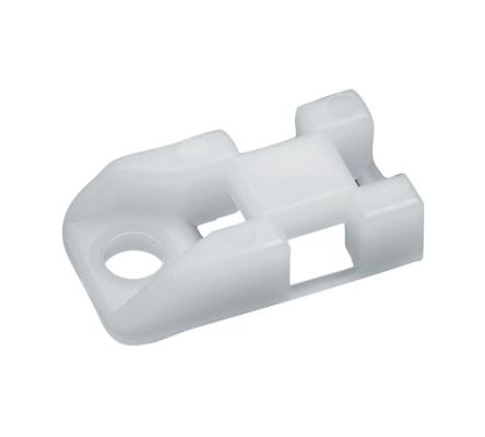 Thomas & Betts Natural Cable Tie Mount 10.1 mm x 22.5mm, 4.8mm Max. Cable Tie Width [TC 828]; 338-978