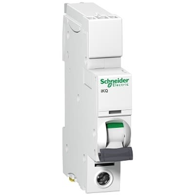 Schneider Electric Acti9 SE10 MCB Mini Circuit Breaker, 1P, 63A Curve C, 415V AC, 10000 A Breaking Capacity [SE10C163]; 339-310