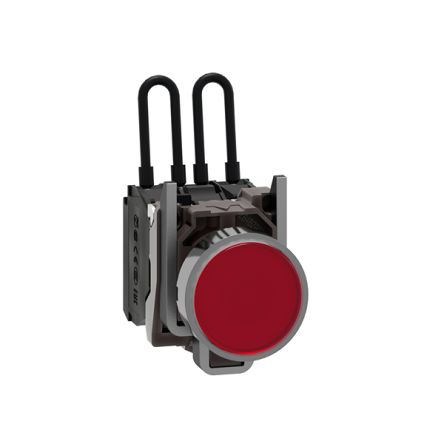 Schneider Electric, Harmony, Screw Mount Red Universal LED Pilot Light, 22.5mm Cutout, IP66, IP67, IP69, IP69K, Round, [XB4BW24G5]; 339-325