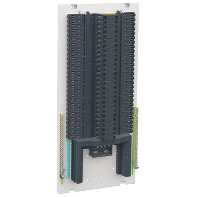 Schneider Electric Acti9 3, 3+N Phase Distribution Board, 18 Way, 250 A [SEA9BPN18PEV]; 339-631