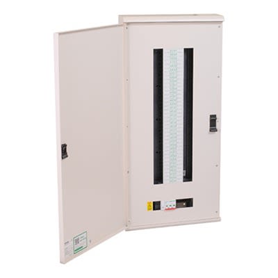Schneider Electric Acti9 3 Phase Distribution Board, 24 Way, 125 A [SEA9BPN24M]; 339-633