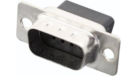 Encitech Connectors 3303 9 Way Screw Mount D-sub Connector Plug, with Screw [3303-0100-01]; 339-849