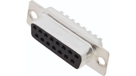 Encitech Connectors DM 15 Way Solder D-sub Connector Socket, 2.77mm Pitch [2101-0200-12]; 339-867