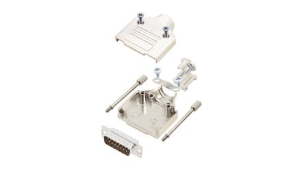 Encitech Connectors, 6355 Series D Sub Hoods For Use With For Cable [6355-0005-02]; 339-918