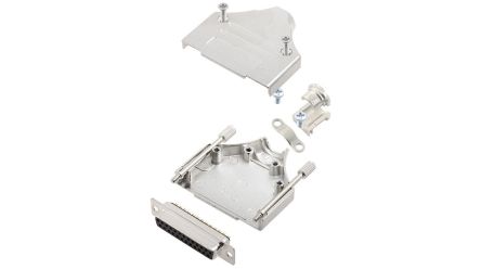 Encitech Connectors 6355 Series Zinc D Sub Backshell, 25 Way [6355-0005-13]; 339-921