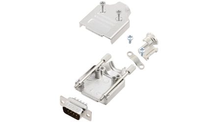 Encitech Connectors, 6355 Series D Sub Hoods For Use With For Cable [6355-0006-01]; 339-922