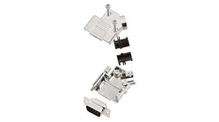 Encitech Connectors, 6355 Series D Sub Hoods For Use With For Cable [6355-0009-01]; 339-924