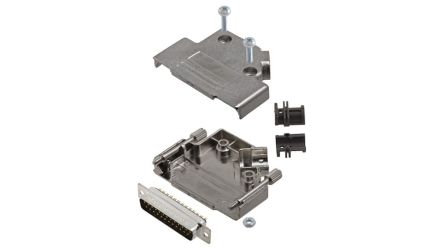 Encitech Connectors, 6355 Series D Sub Hoods For Use With For Cable [6355-0009-03]; 339-925
