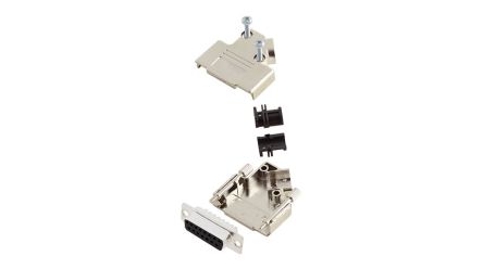 Encitech Connectors 6355 Series Plastic Side Entry D Sub Backshell, 15 Way [6355-0009-12]; 339-927