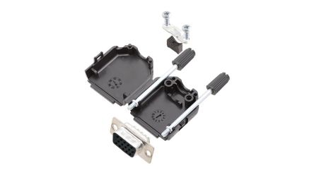 Encitech Connectors, 6355 Series D Sub Hoods For Use With For Cable [6355-0011-11]; 339-928