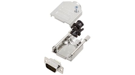 Encitech Connectors, 6355 Series D Sub Hoods For Use With For Cable [6355-0012-01]; 339-930